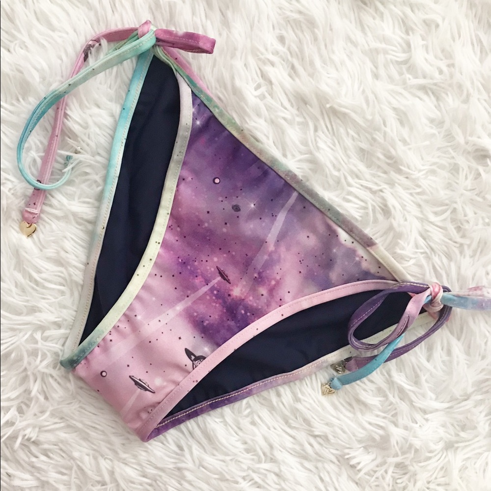NWOT ✨ Wildfox Space UFO Galaxy Bikini Bottoms